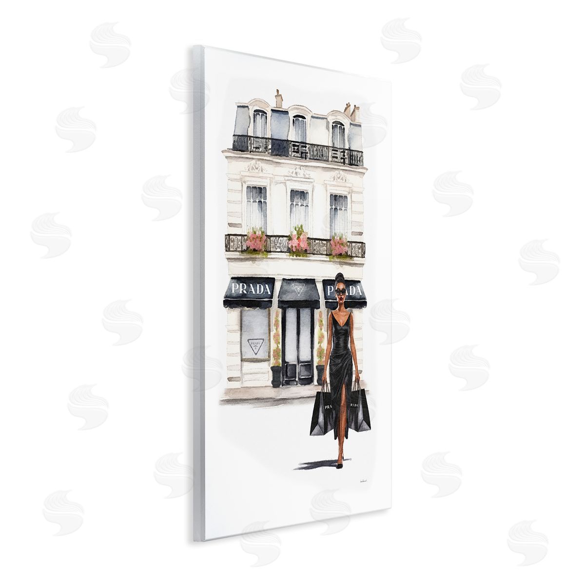 Amanda Greenwood Urban Glam Shopping Wall Plaque Artside_