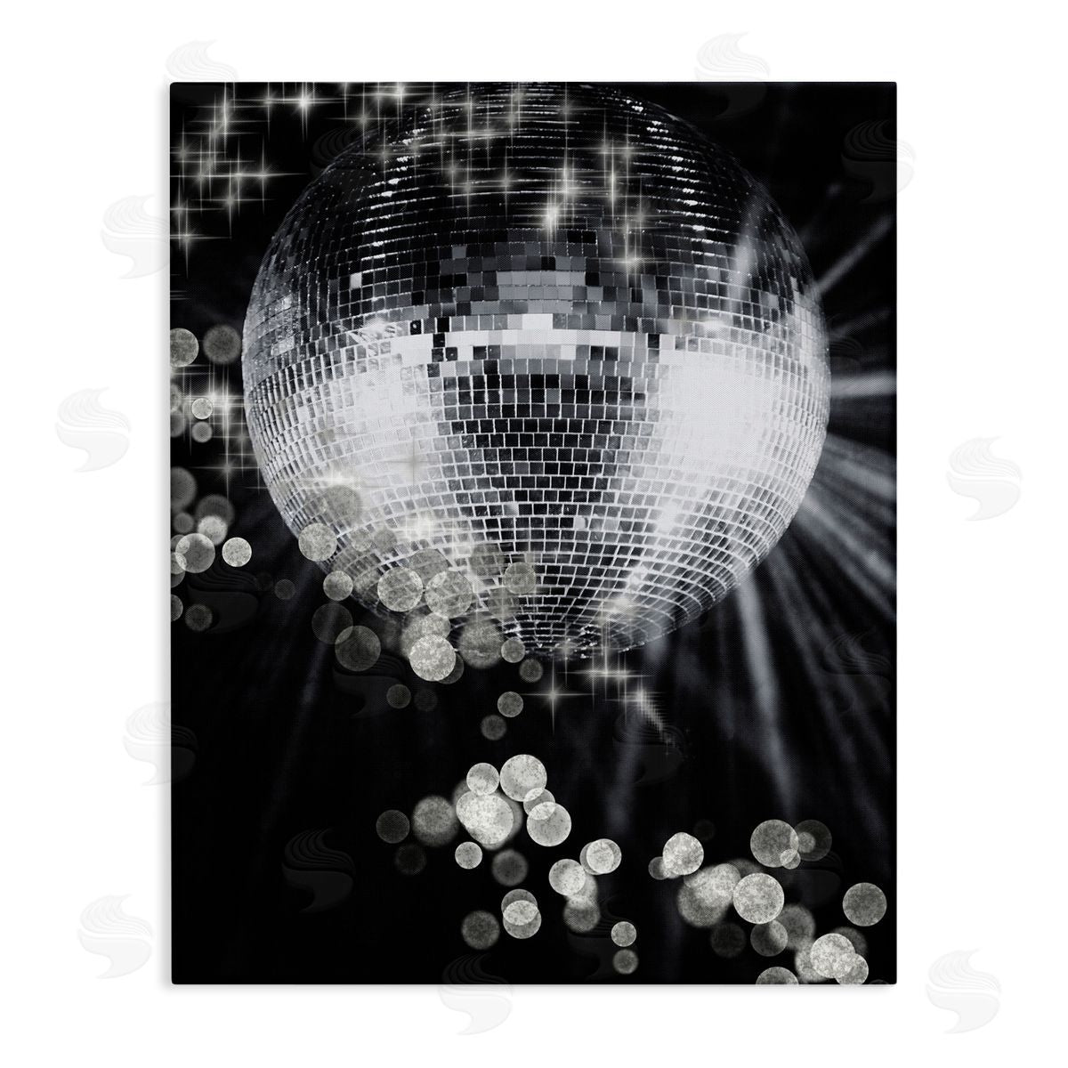 Jesse Keith Glimmering Disco Ball Canvas Wall Art