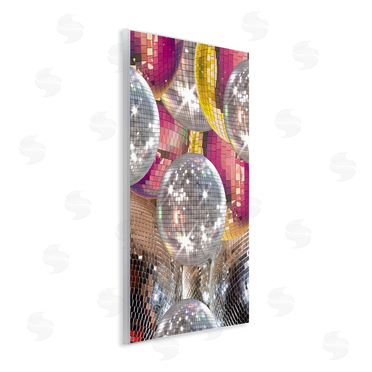 Jesse Keith Retro Disco Balls Wall Plaque Artside_