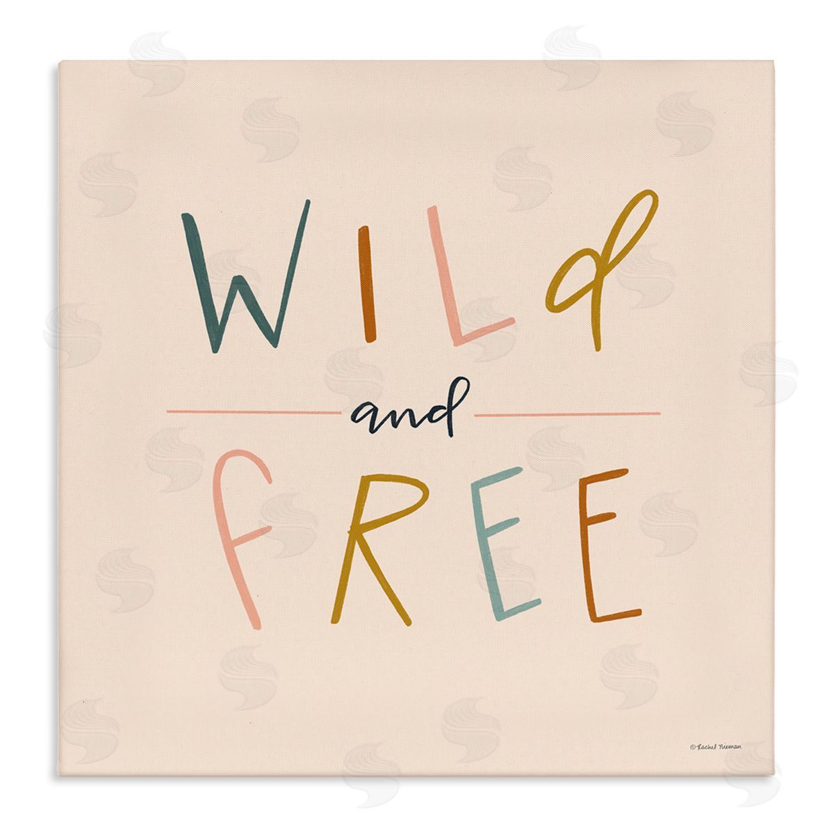 Rachel Nieman Wild & Free Boho Canvas Wall Art