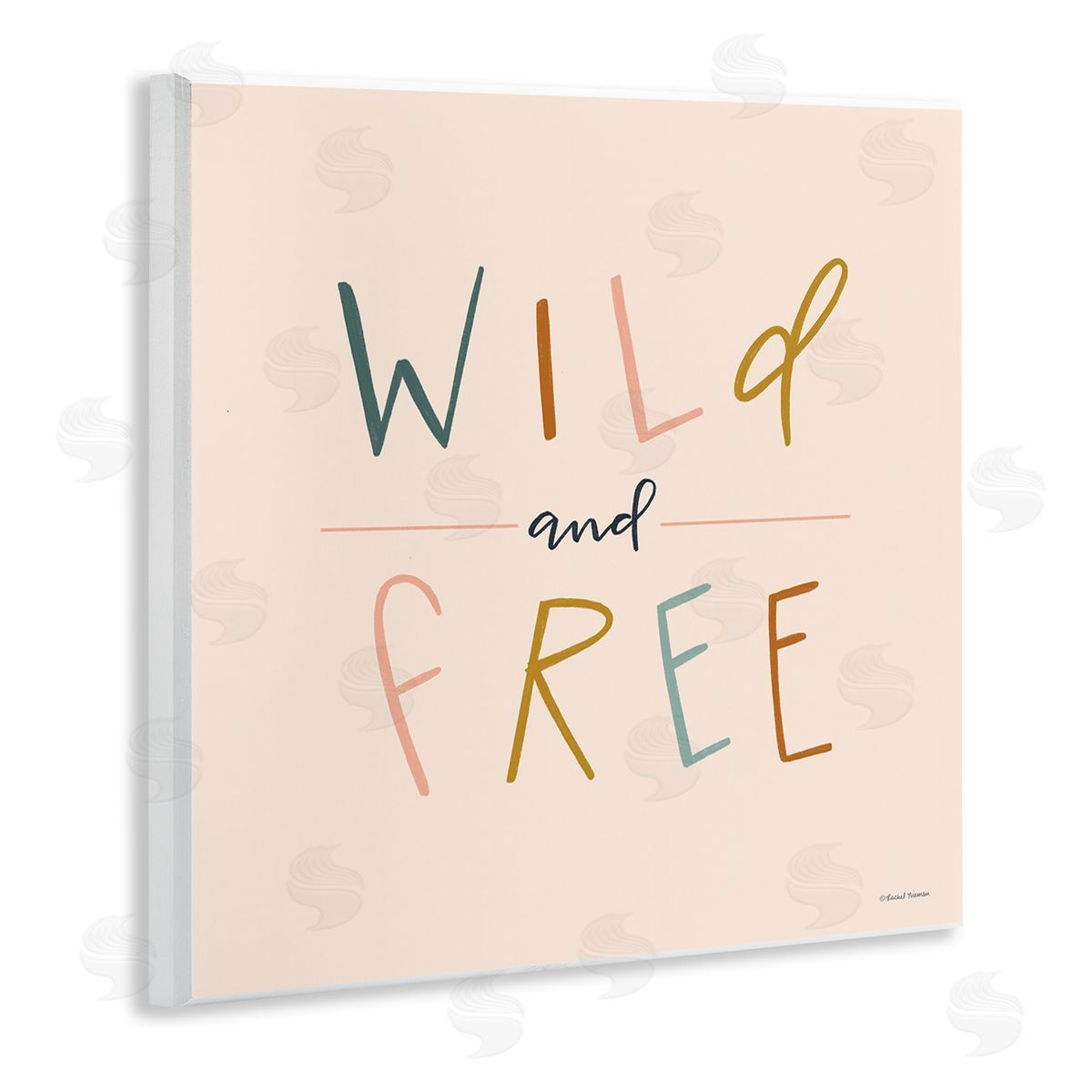 Rachel Nieman Wild & Free Boho Wall Plaque Artside_