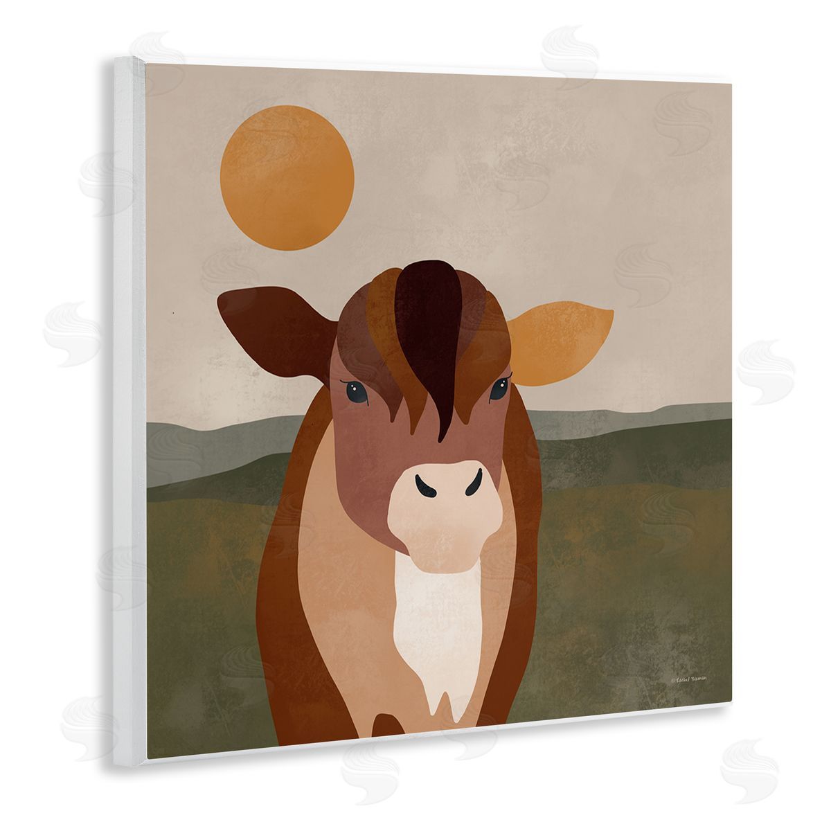 Rachel Nieman Modern Farm Animal Wall Plaque Artside_