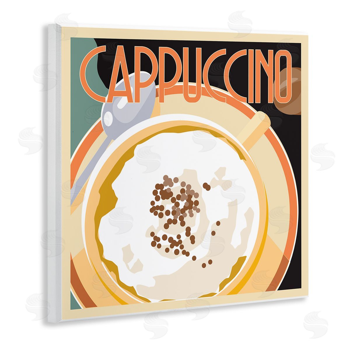 Richard Weiss Vintage Cappuccino Drink Wall Plaque Artside_