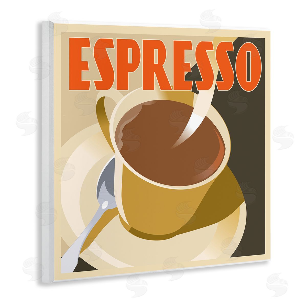 Richard Weiss Vintage Espresso Drink Wall Plaque Artside_