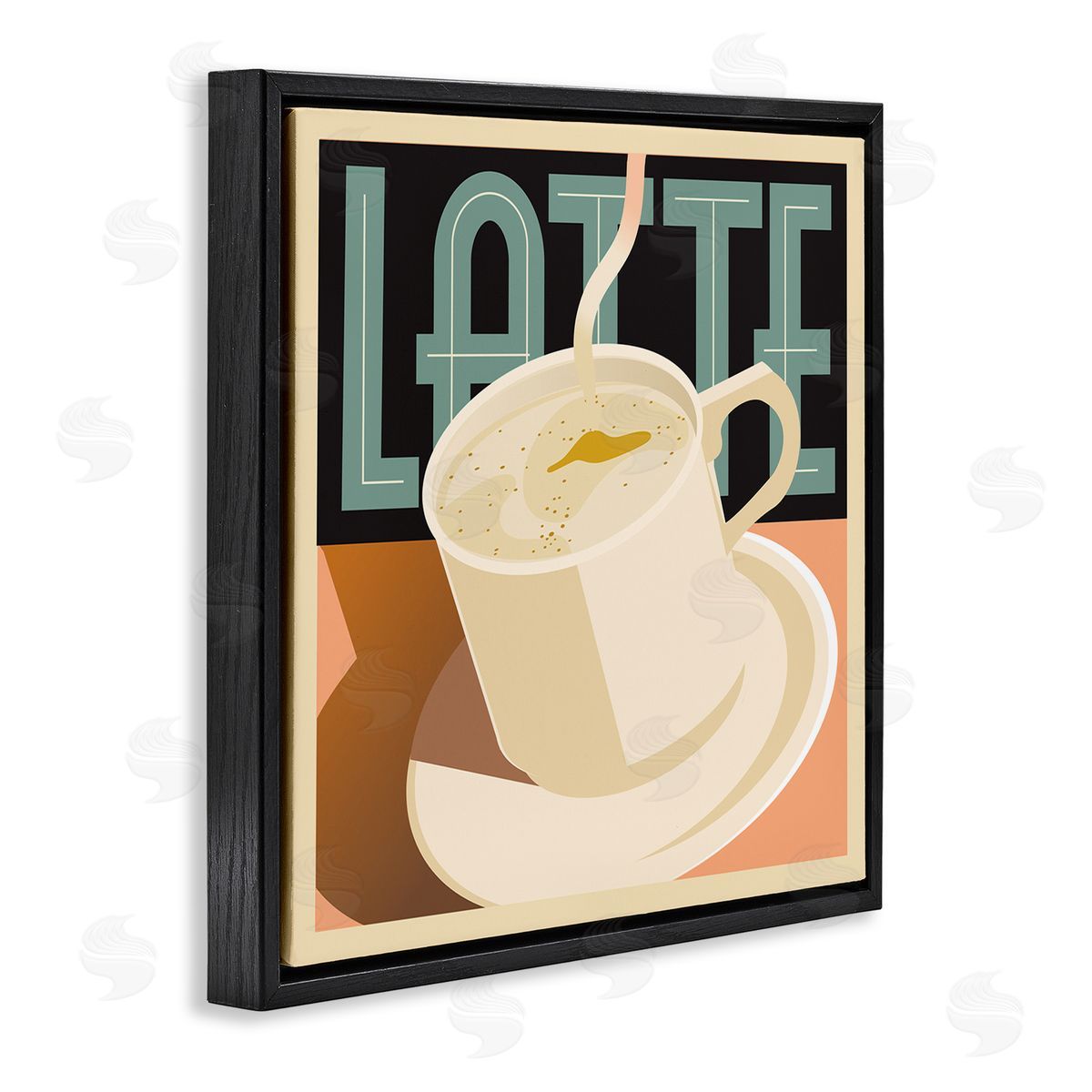 Richard Weiss Vintage Latte Mug Black Floater Frame Canvas Artside_