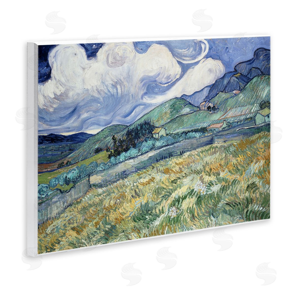 Vincent Van Gogh Green Wheat Field Van Gogh Wall Plaque Artside_