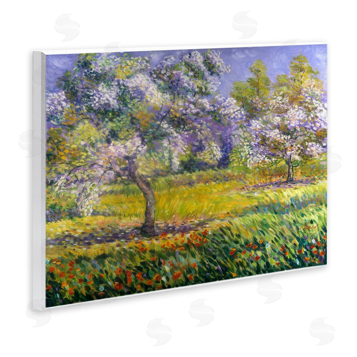 Alexi Fine Spring Blooming Trees Wall Plaque Artside_