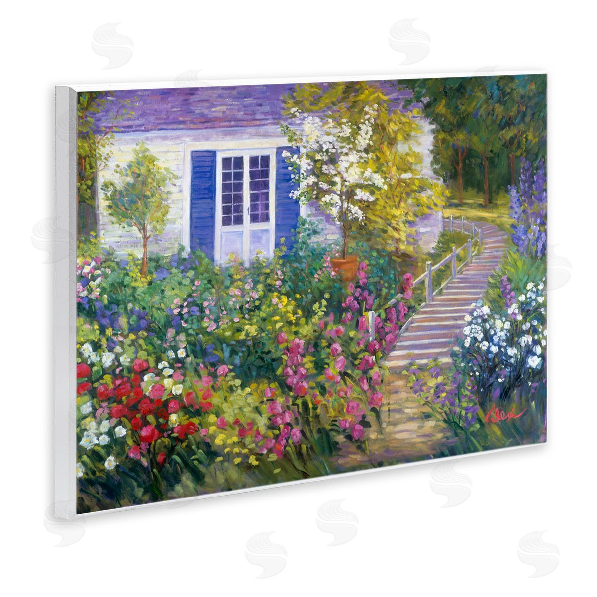 Alexi Fine Garden Cottage House Wall Plaque Artside_