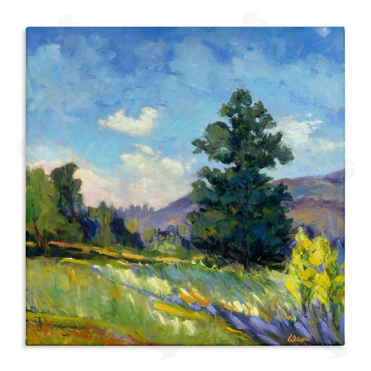 Alexi Fine Rural Nature Painting Canvas Wall Art