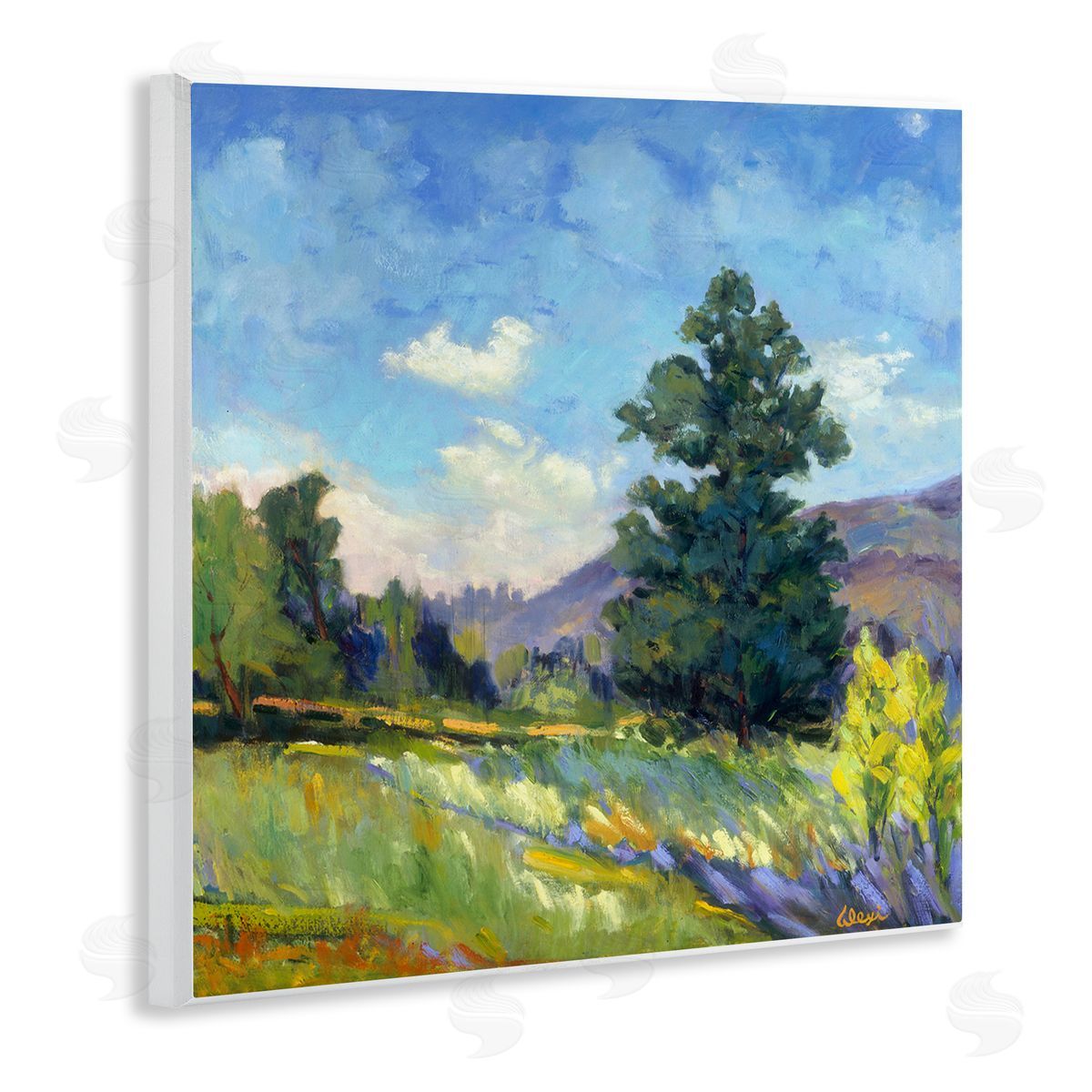 Alexi Fine Rural Nature Painting Wall Plaque Artside_