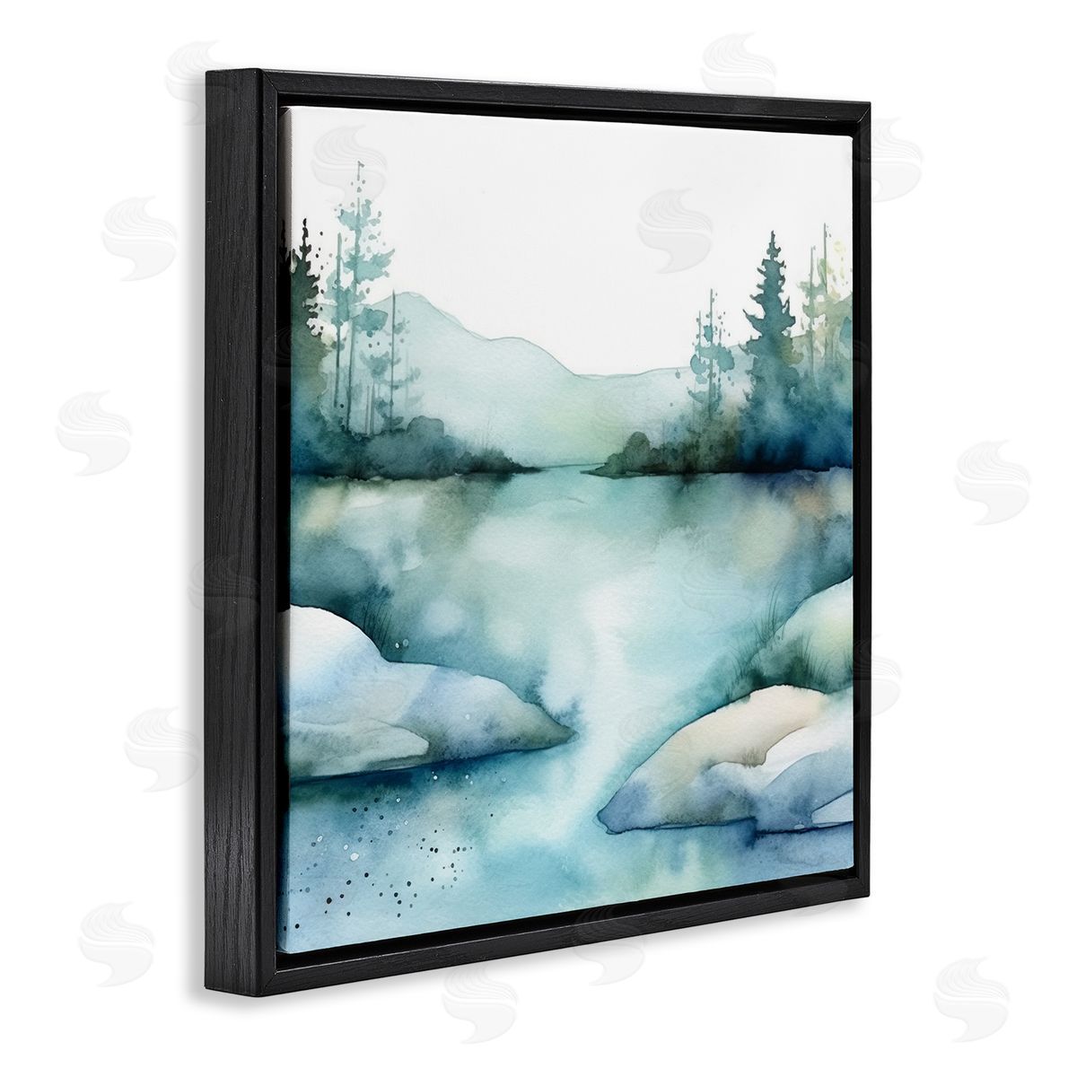 Andrea Haase Secret Embrace Landscape Black Floater Frame Canvas Artside_
