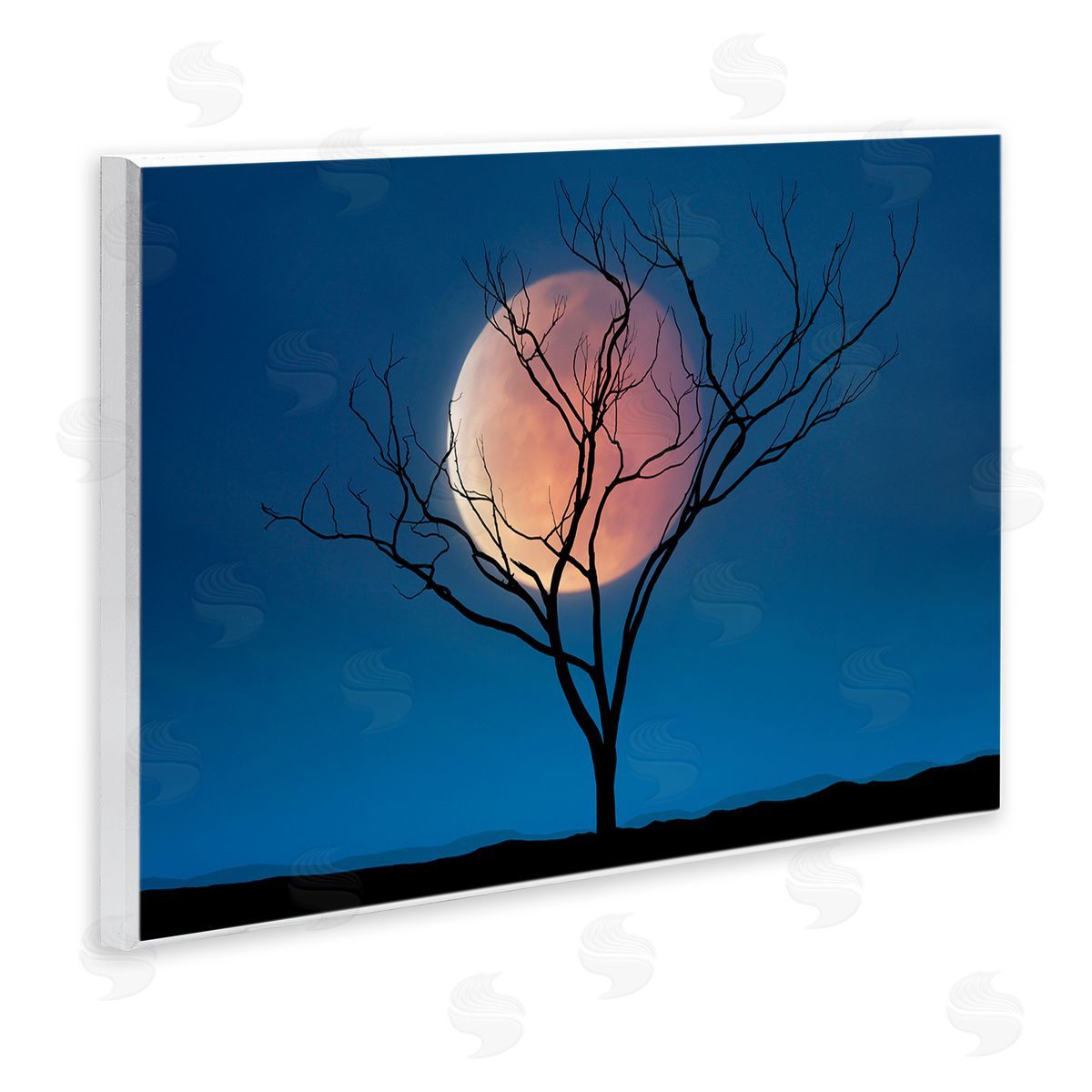 Lee Sie Full Moon & Tree Wall Plaque Artside_