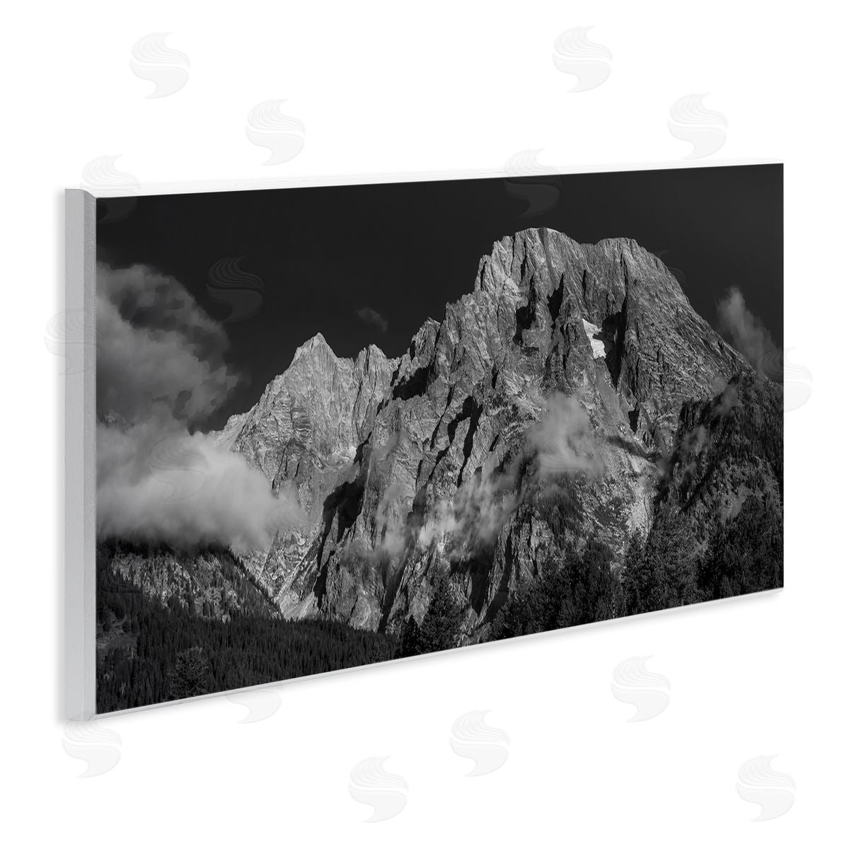 Daniel Sproul Mountain Fog Photography Wall Plaque Artside_