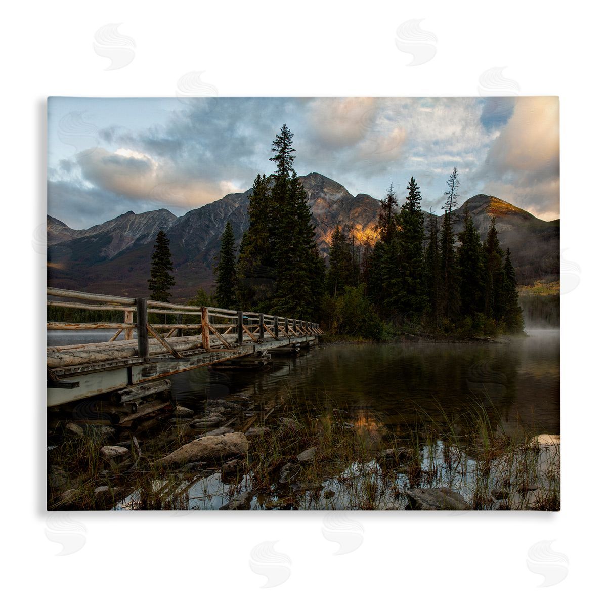 Daniel Sproul Forest Bridge Photography Canvas Wall Art