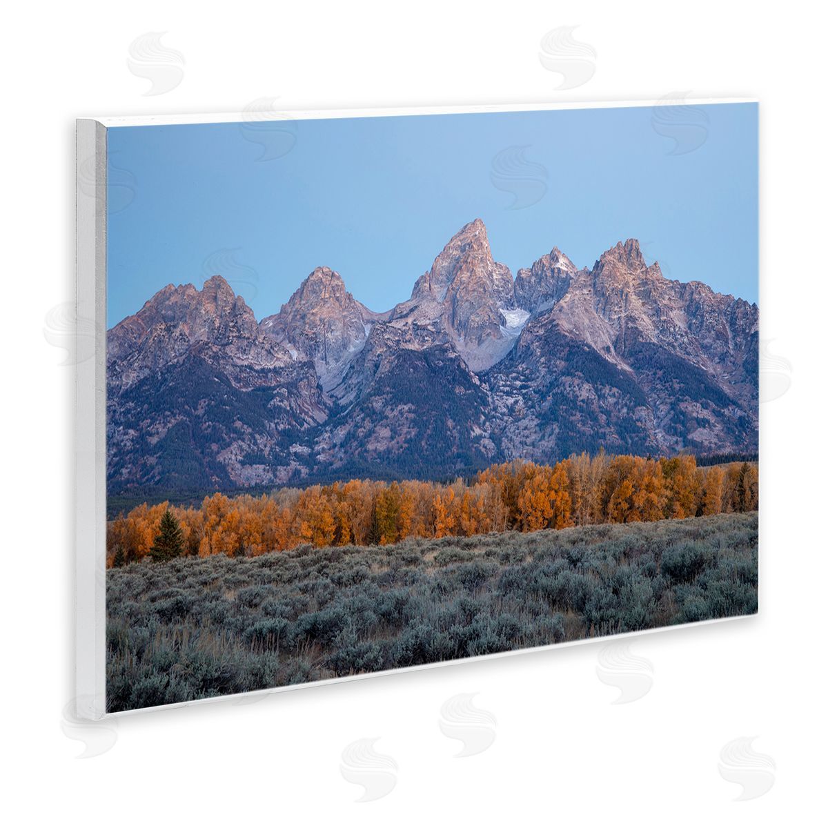 Daniel Sproul Mountain Peaks Scenery Wall Plaque Artside_