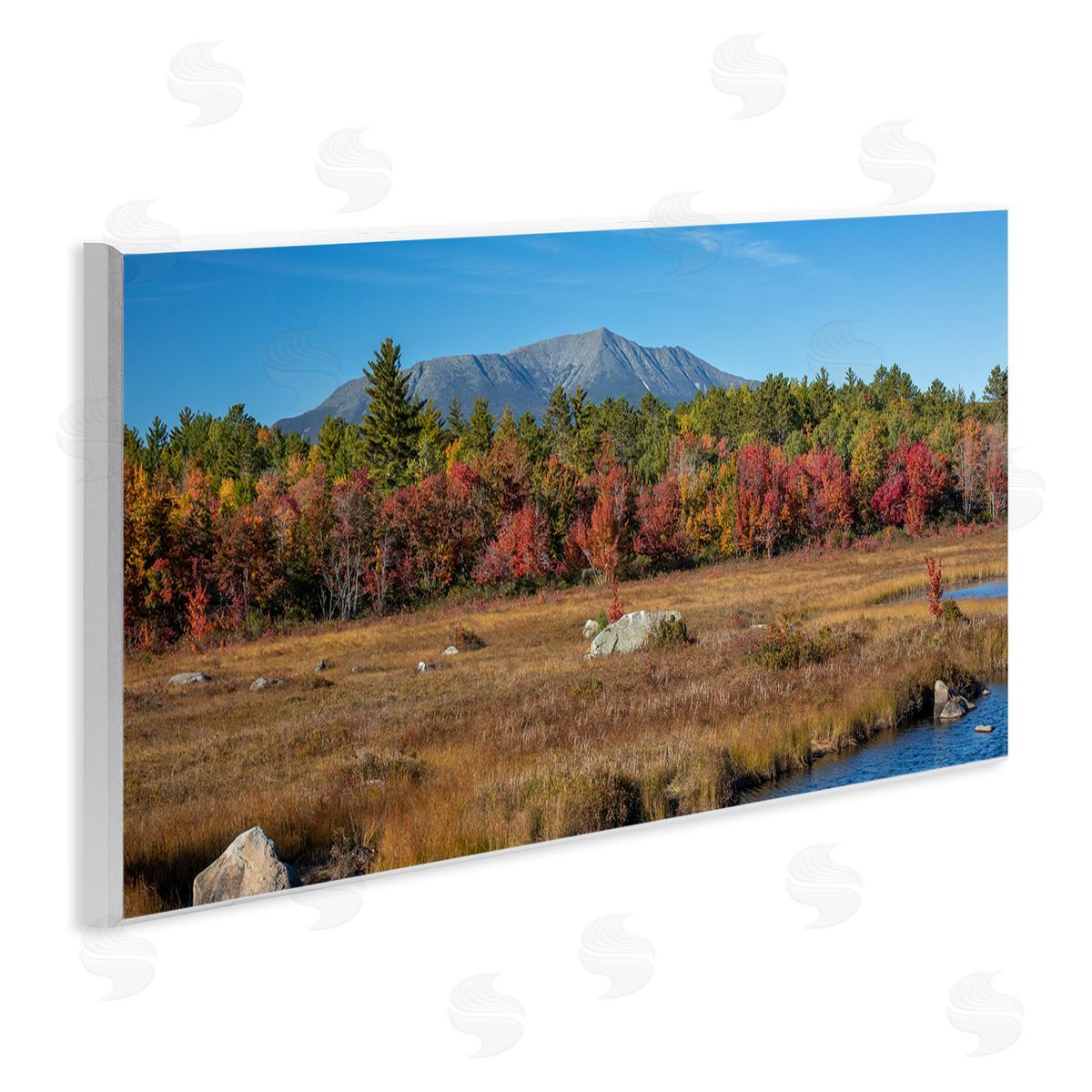 Daniel Sproul Woodland Stream Landscape Wall Plaque Artside_