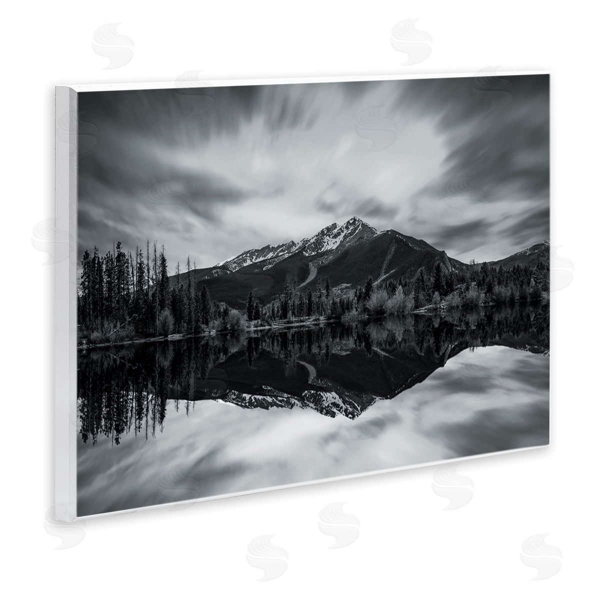 Daniel Sproul Mountain Peak Reflection Wall Plaque Artside_