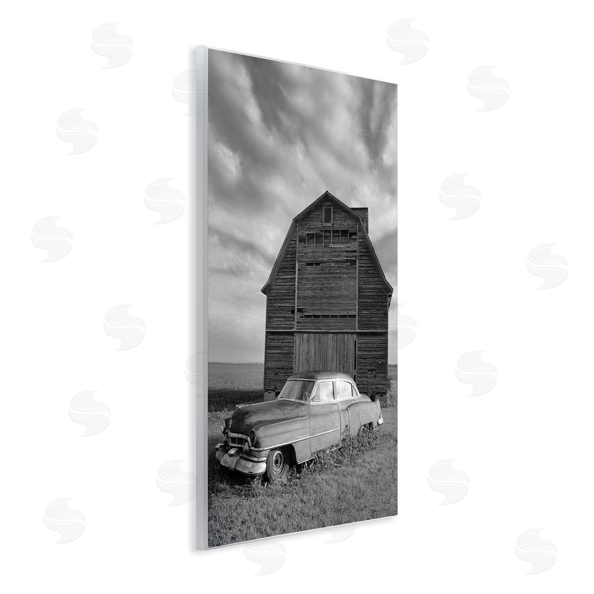 Steve Toole Vintage Car & Barn Wall Plaque Artside_