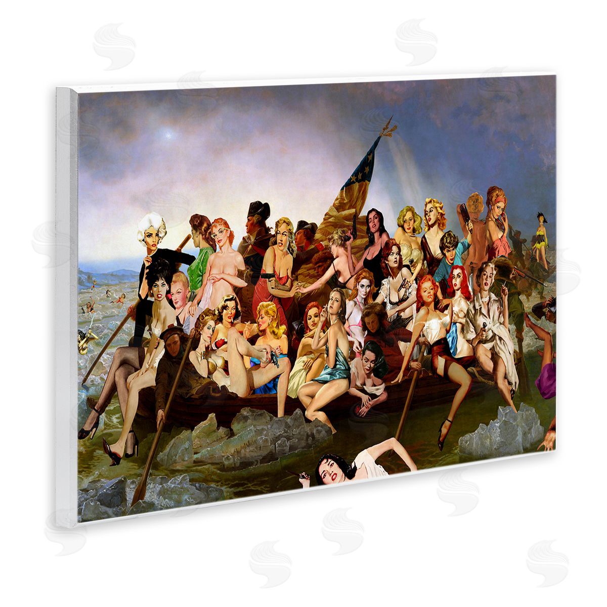 Barry Kite Classic People Collage Wall Plaque Artside_