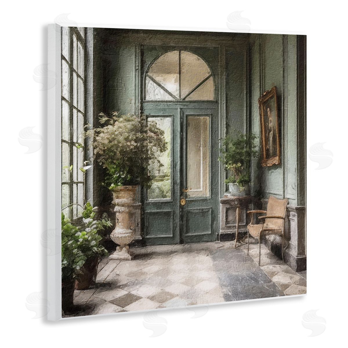 Riley B Green French Architecture Wall Plaque Artside_