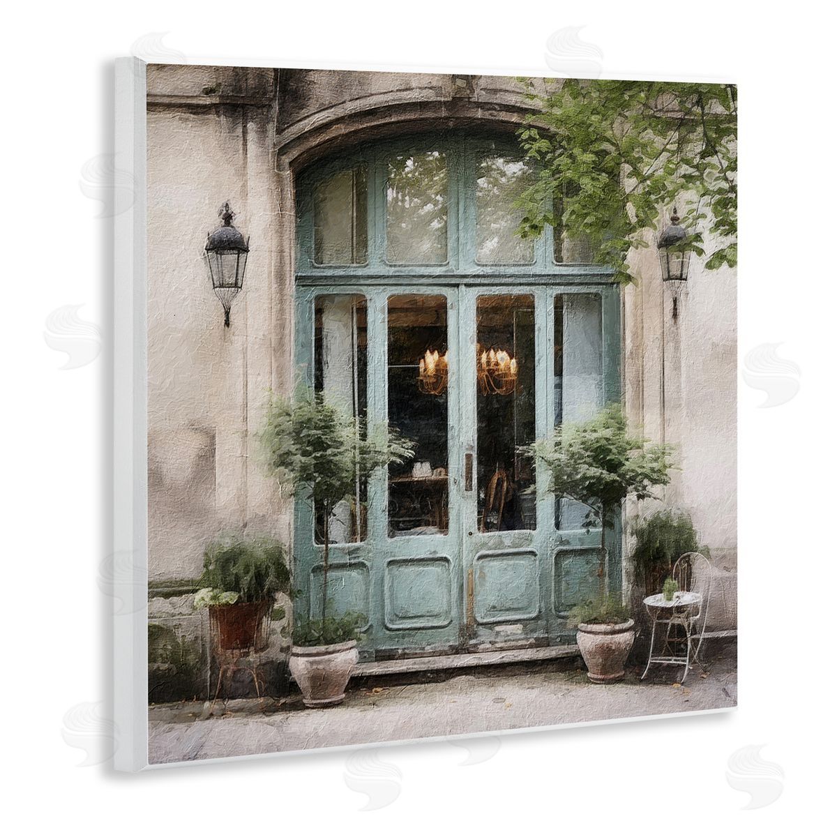 Riley B Sage French Doors Wall Plaque Artside_
