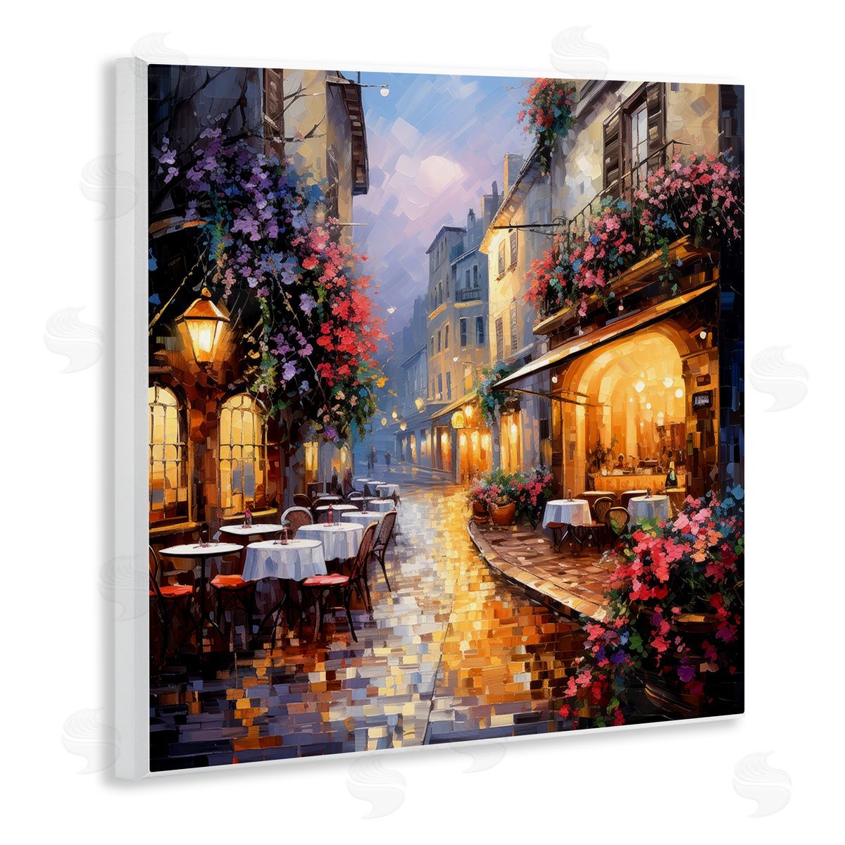 Ray Powers Floral French Bistro Wall Plaque Artside_