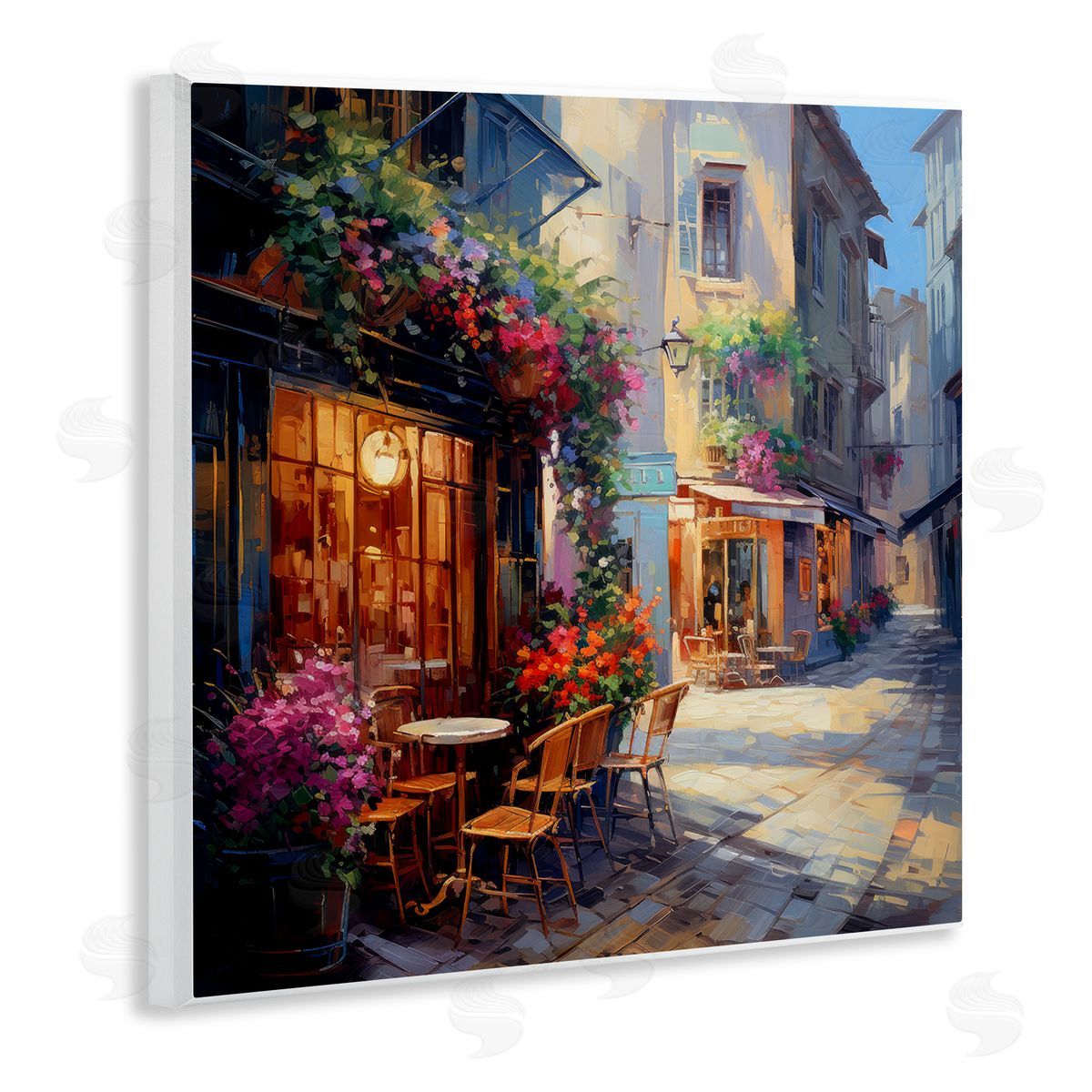 Ray Powers French Neighborhood Cafe Wall Plaque Artside_