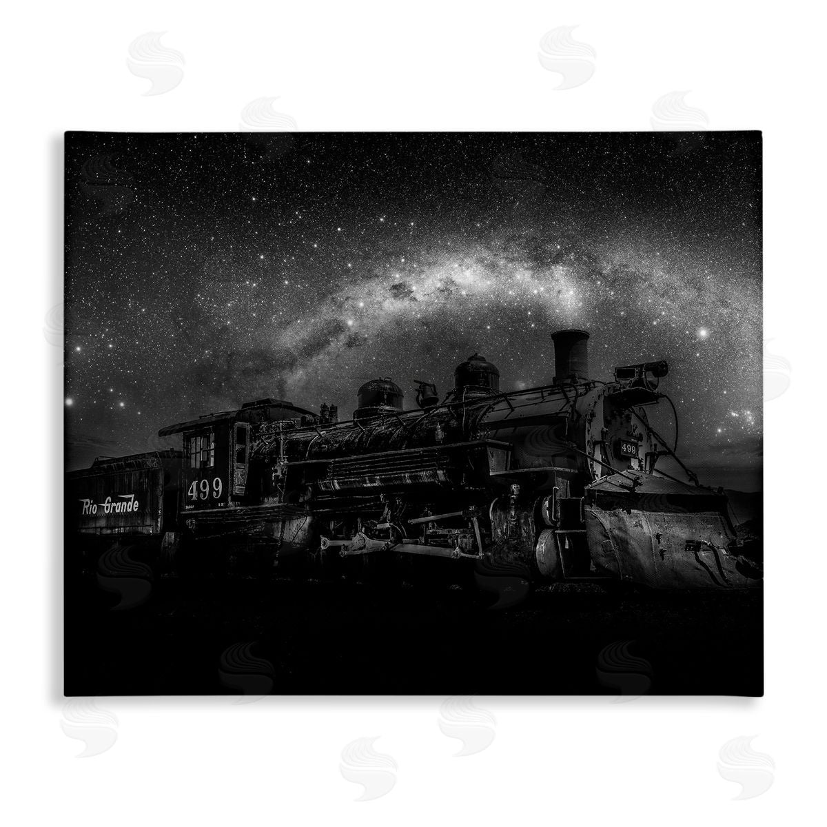 Daniel Sproul Train & Night Sky Canvas Wall Art
