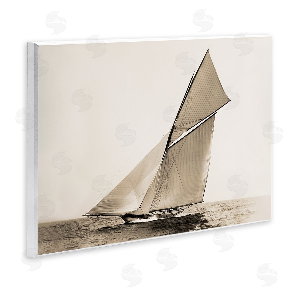 Graffitee Studios Vintage Ship on Ocean Wall Plaque Artside_