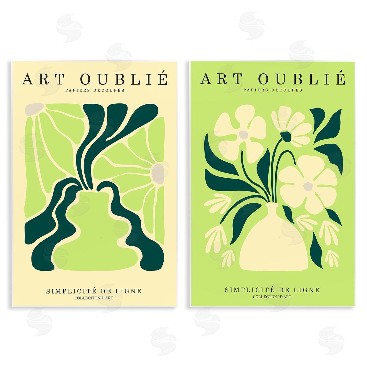 Incado Green French Museum Poster Wooden Wall Plaque Art Print