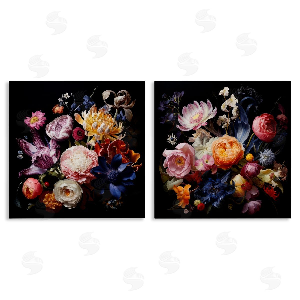Lazar Studio Exquisite Floral Arrangement  Canvas Wall Art Print