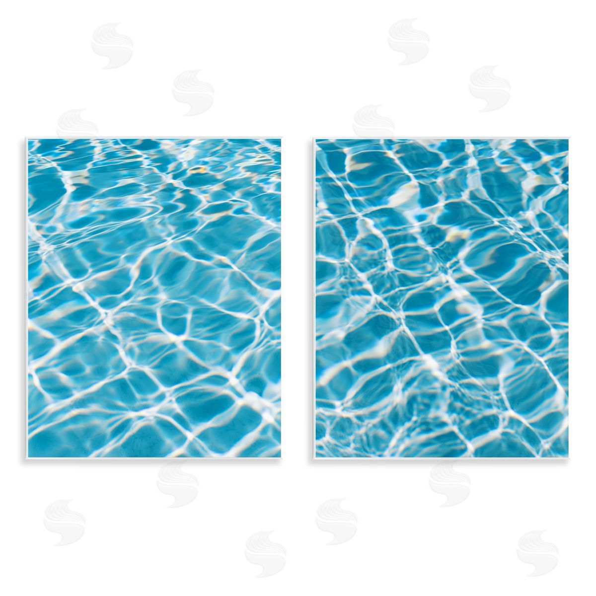 Justine Milton Welcoming Pool Water  Wooden Wall Plaque Art Print
