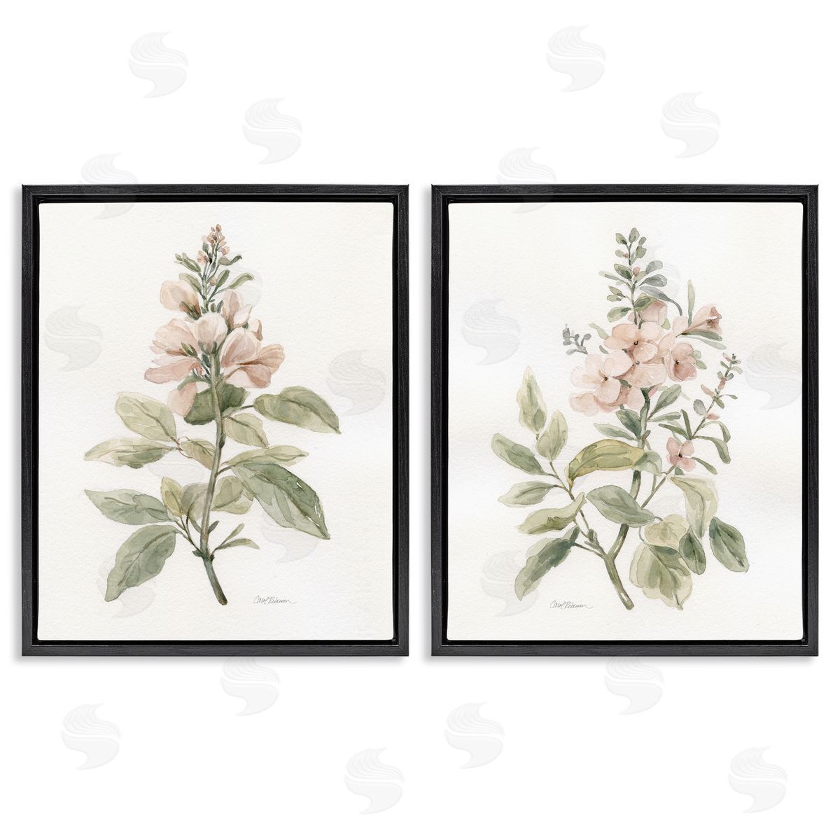Carol Robinson Black Floating Frame Canvas Wall Art Print