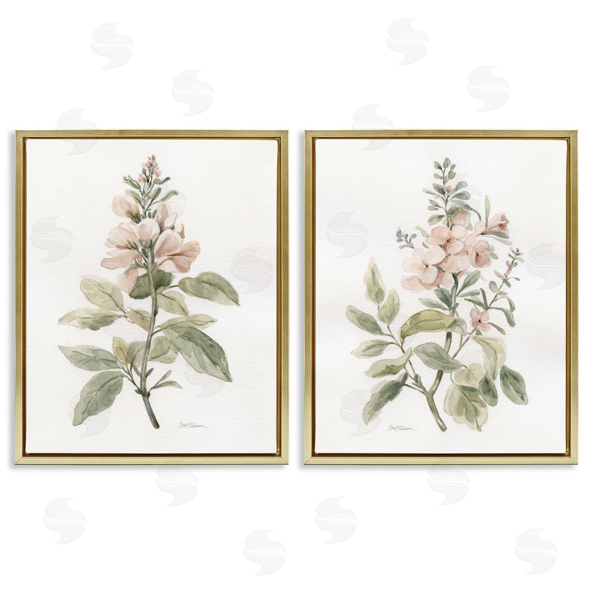 Carol Robinson Gold Floating Frame Canvas Wall Art Print