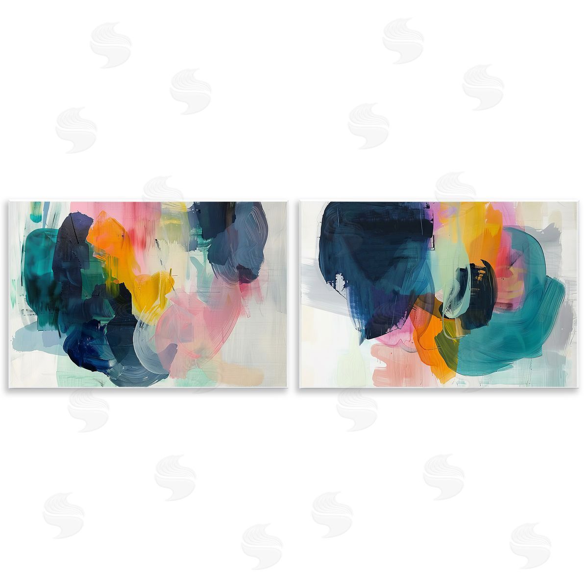 Irena Orlov Modern Restless Abstract Wooden Wall Plaque Art Print