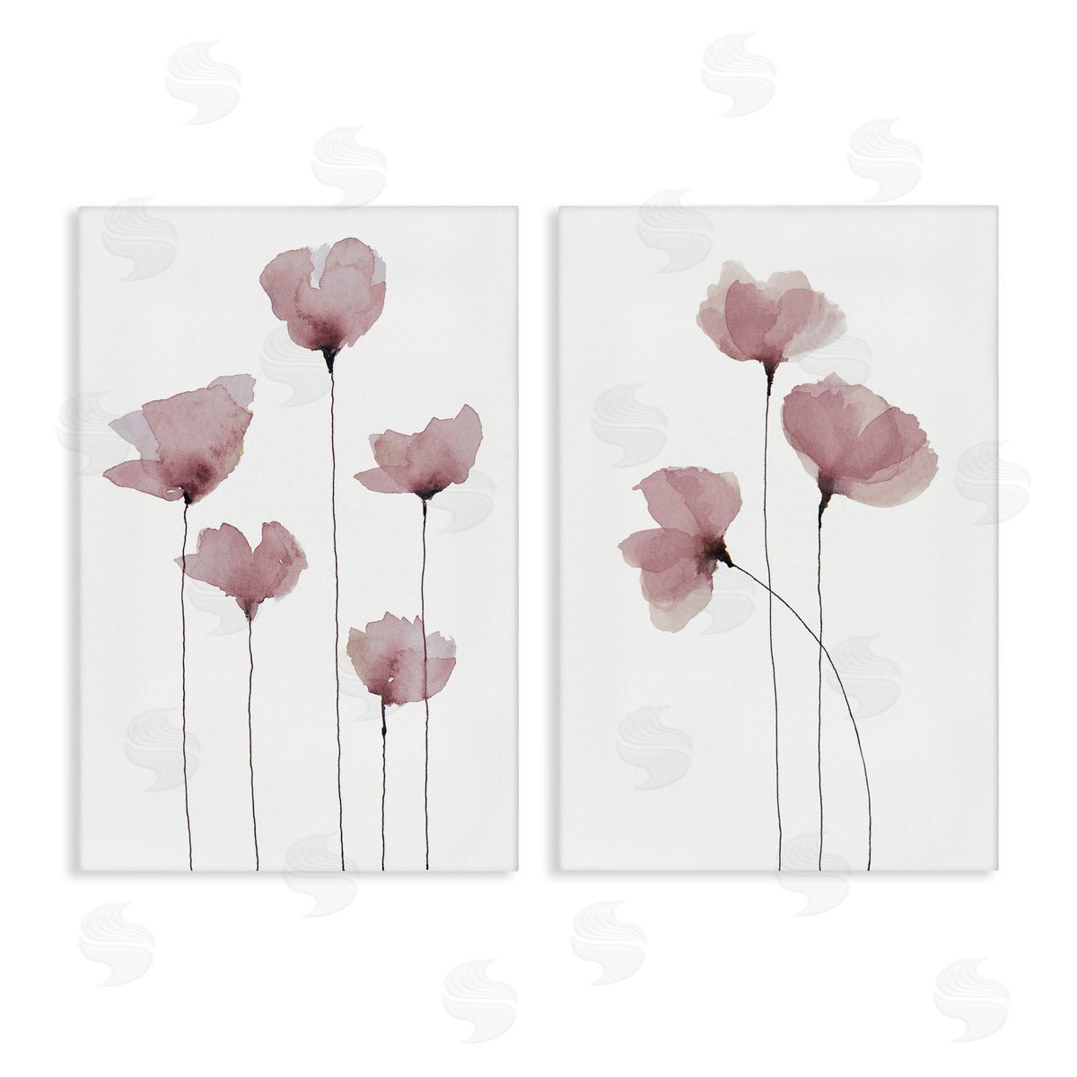 Krinlox Poppies Standing Tall Canvas Wall Art Print