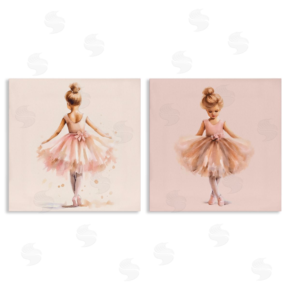 Ballerina Dancing Stars Canvas Wall Art, Home Decor by Andrea Haase