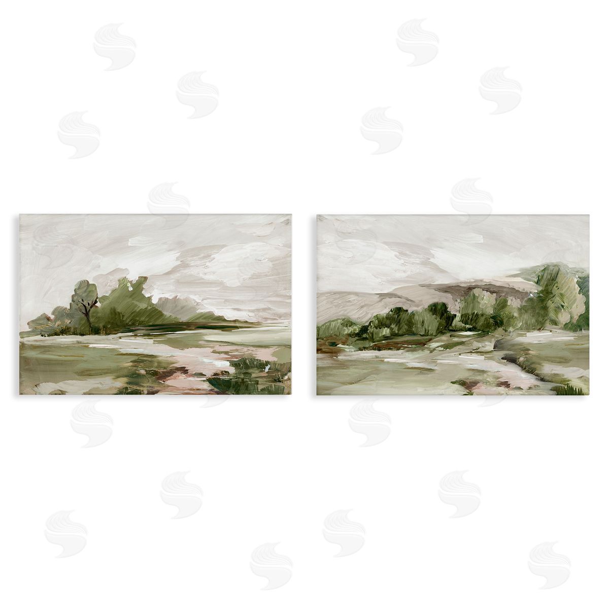 Impressions of Country Hills Canvas Wall Art, Home Decor by Lera