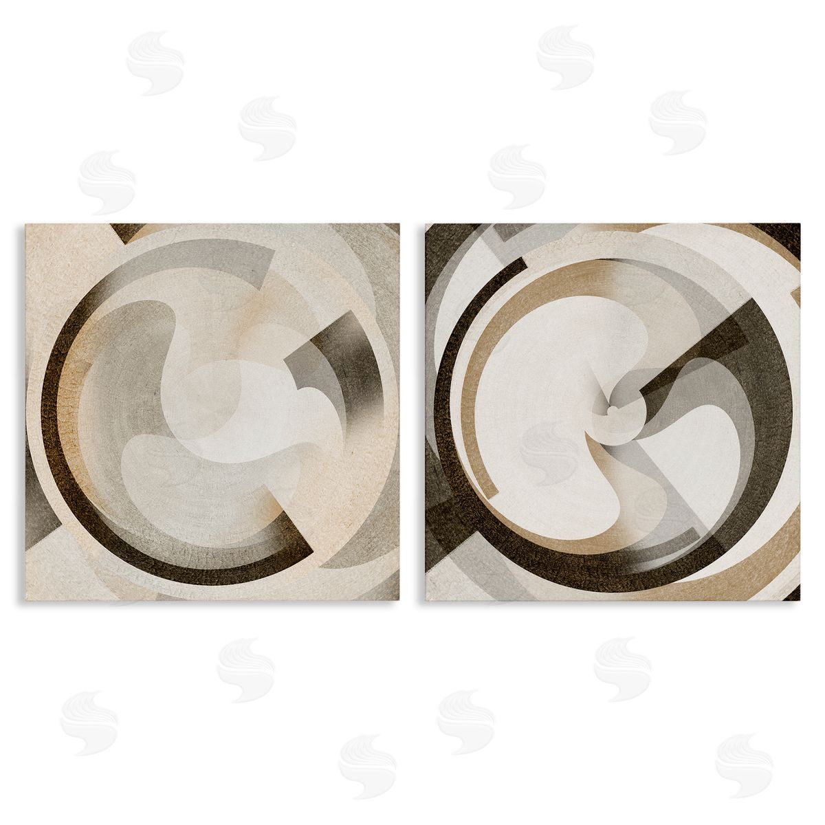 Boho Centric Vortex Canvas Wall Art, Home Decor by Noah Bay