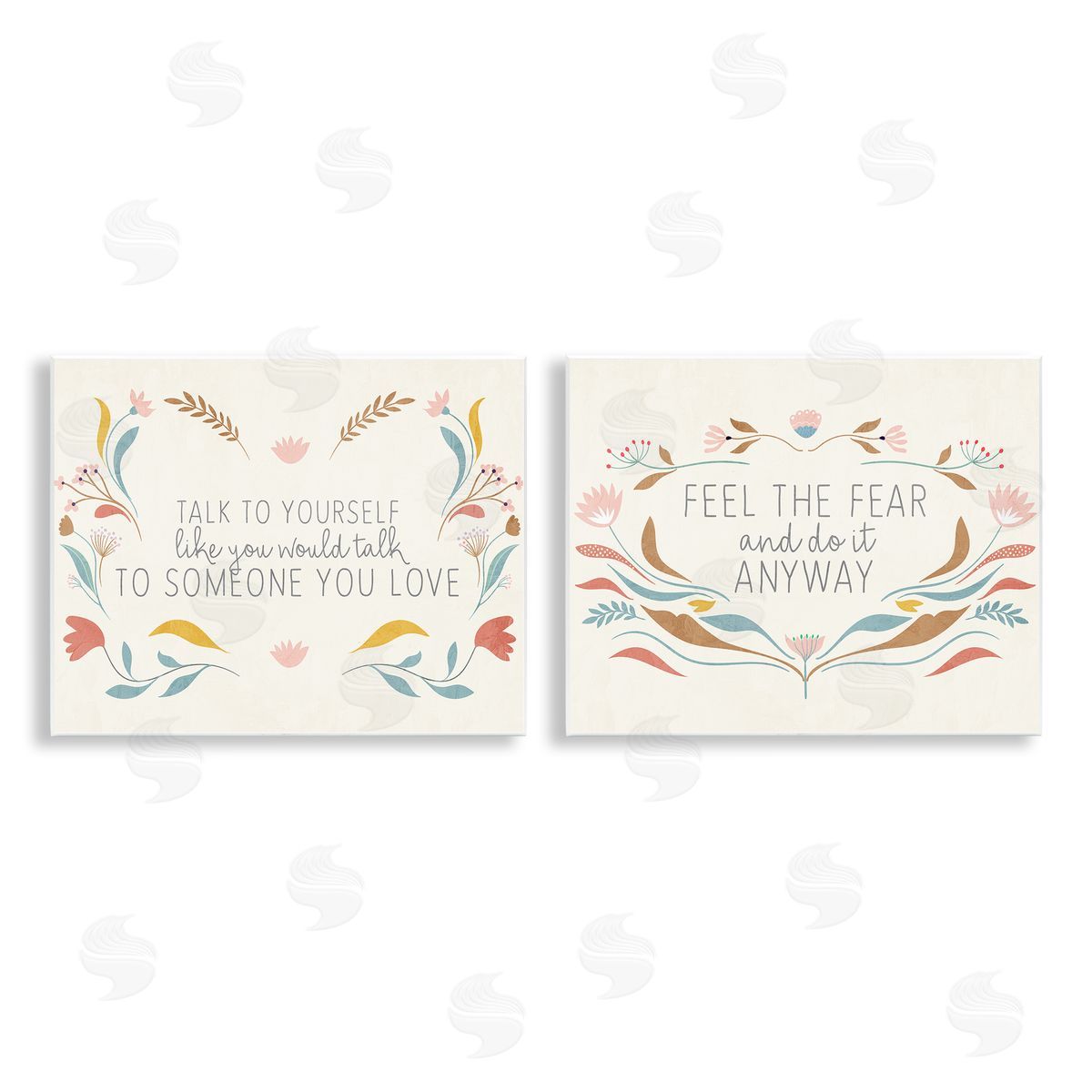 Comforting Confident Phrases Wood Plaque Wall Art, Home Decor by Kim Allen