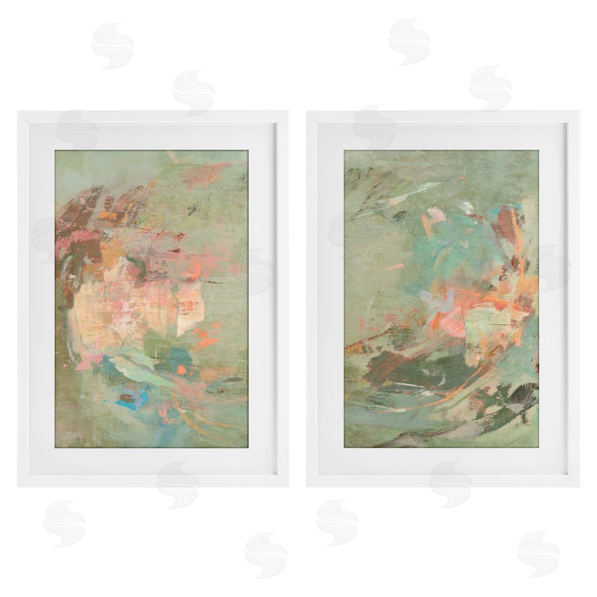 Suzanne Nicoll Neutral Tones with Soft Pastels Canvas Wall Art Print