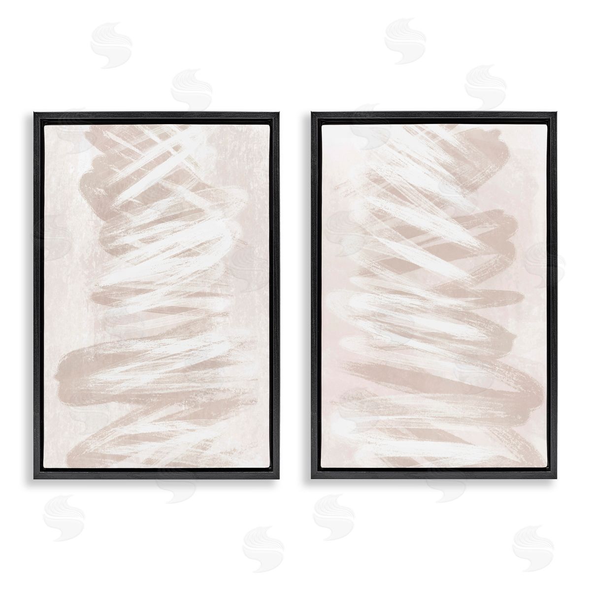 Martina Pavlova Minimal Beige Waves Canvas Wall Art Print