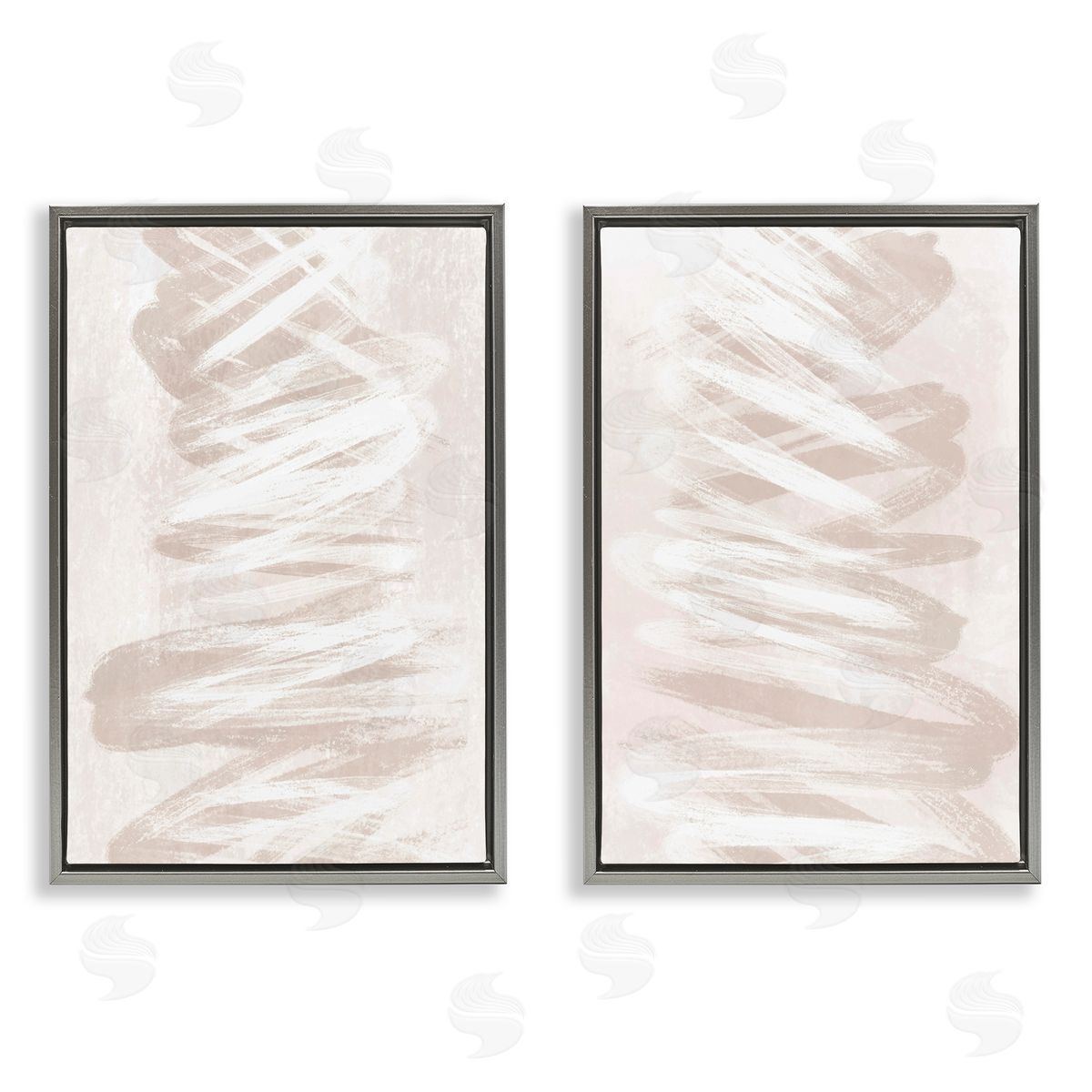 Martina Pavlova Minimal Beige Waves Canvas Wall Art Print