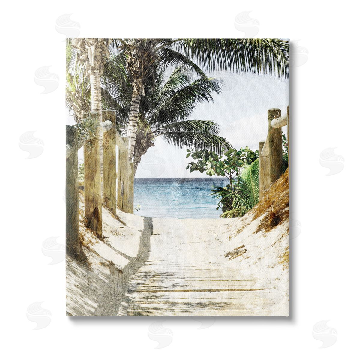 Marcus Prime Tropical Sandy Path Canvas Wall Art Print