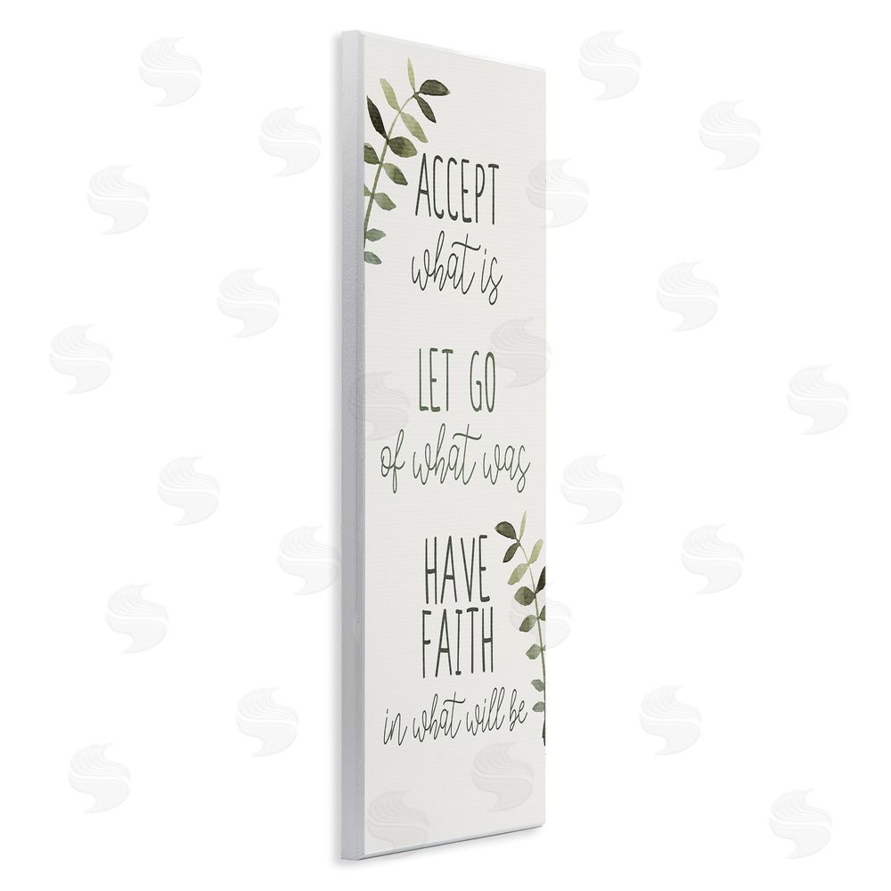 Kim Allen Accept & Have Faith Wooden Wall Plaque Art Print