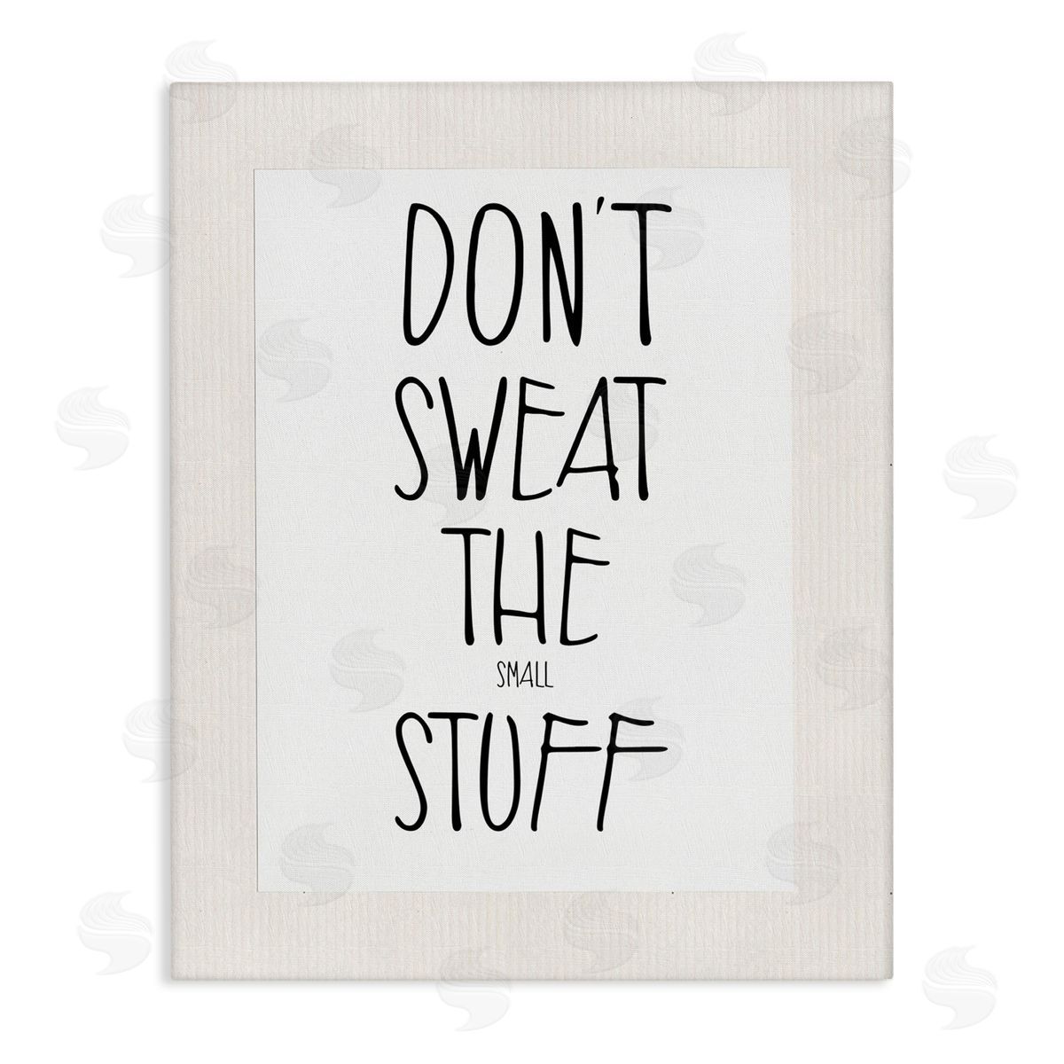 Don't Sweat Small Stuff Canvas Wall Art, Home Decor by Karen Smith