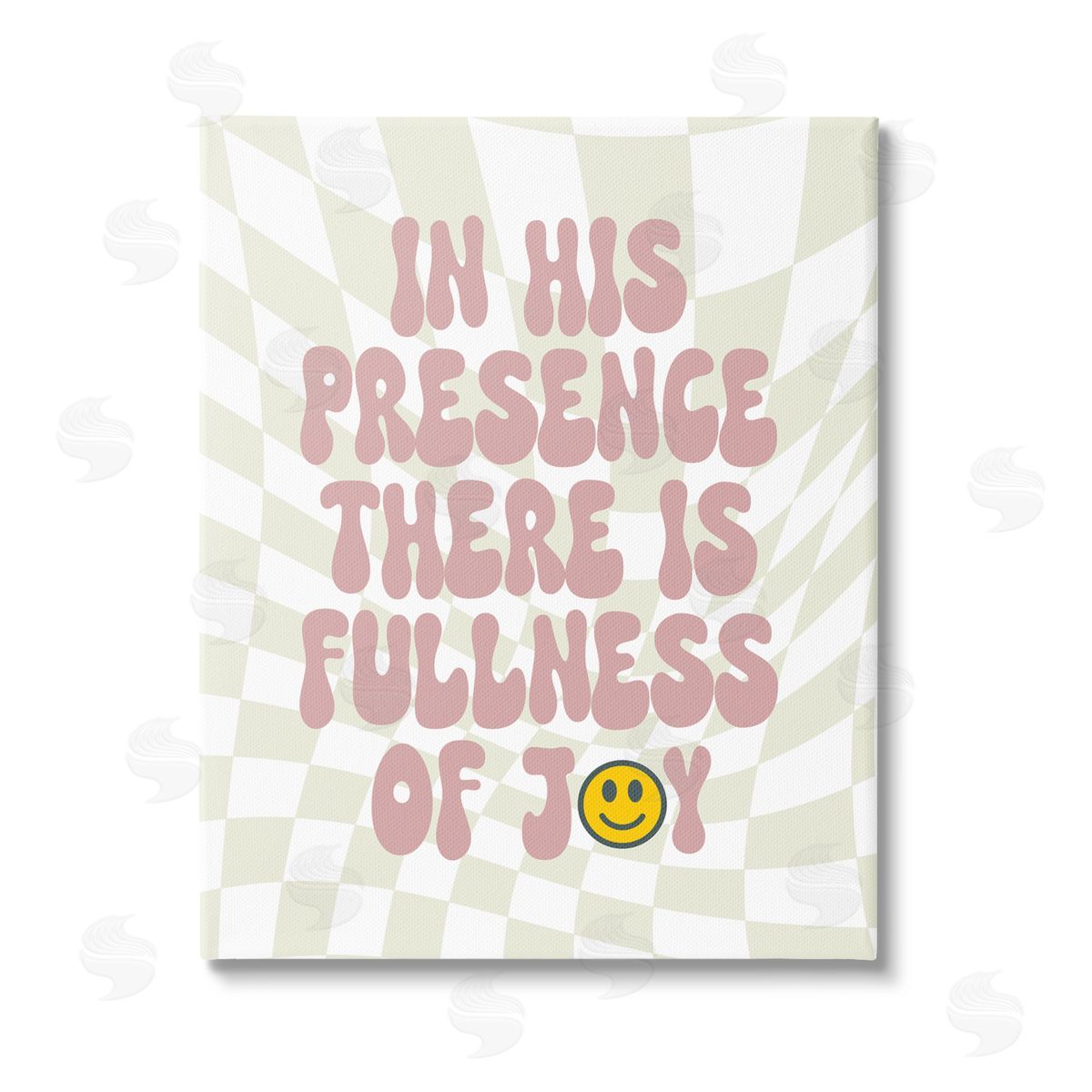 Stupell Studio Retro Religious Patterned Canvas Wall Art Print