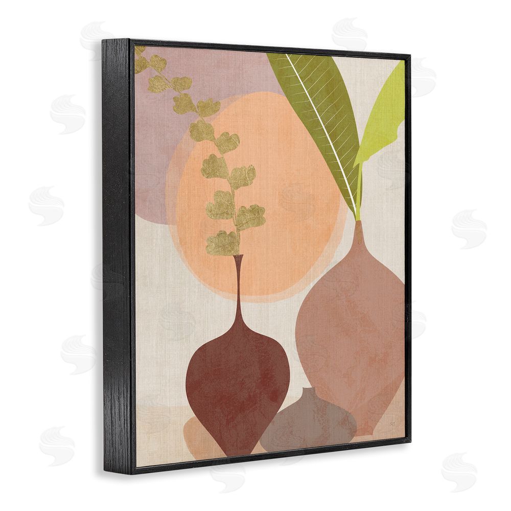 Susan Jill Boho House Plants Black Framed Giclee Wall Art Print