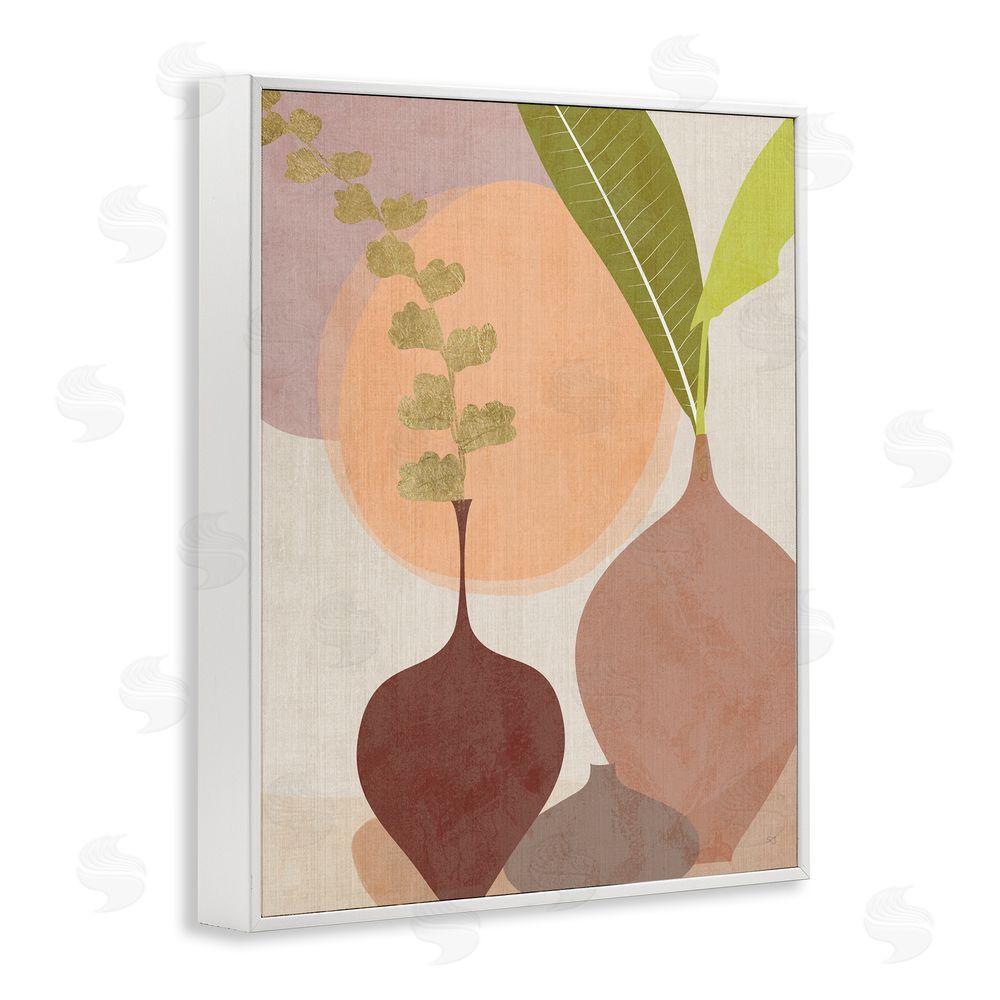 Susan Jill Boho House Plants White Framed Giclee Wall Art Print