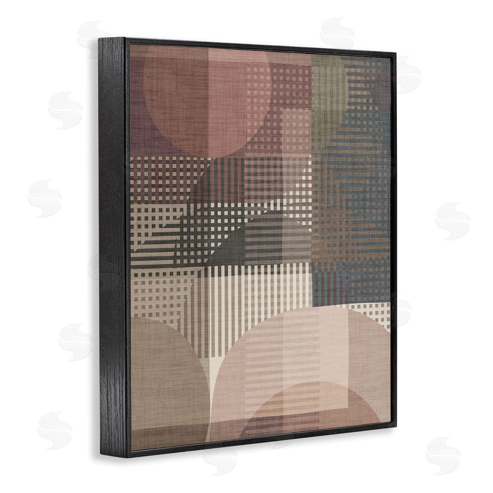 Victoria Barnes Rustic Earthy Abstraction Black Framed Giclee Wall Art Print